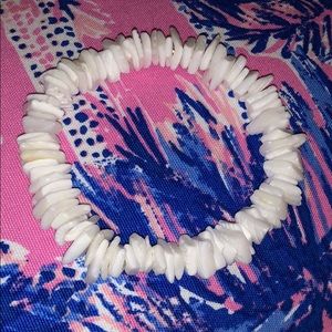 White bead bracelet